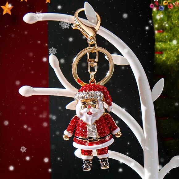 Santa Claus Keychain Santa Claus Charm Santa Claus Bag Charm - Picture 6 of 11